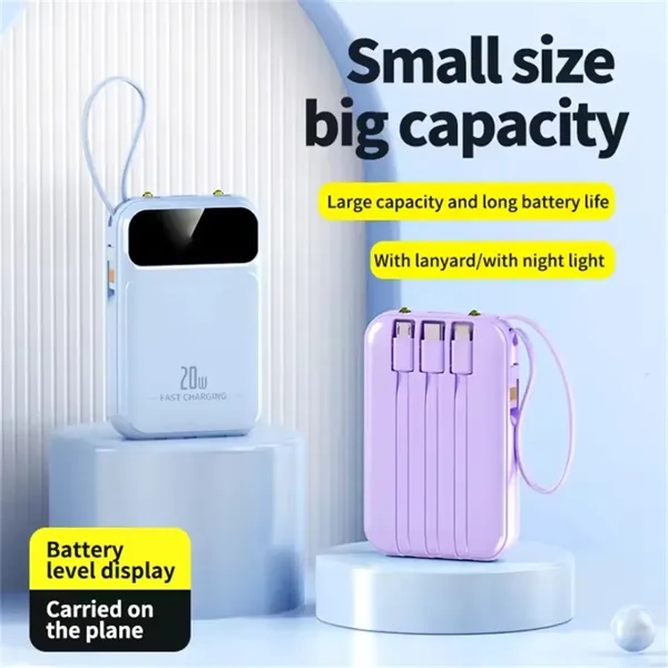 10000mAh 20W Fast Charging Mini Power Bank - 10000mAh 20W Fast Charging Mini Power Bank - Image 3 of 4