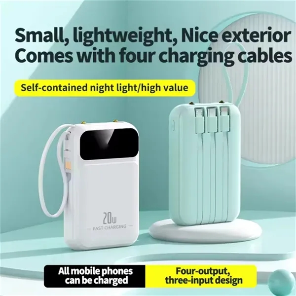 10000mAh 20W Fast Charging Mini Power Bank - 10000mAh 20W Fast Charging Mini Power Bank - Image 4 of 4