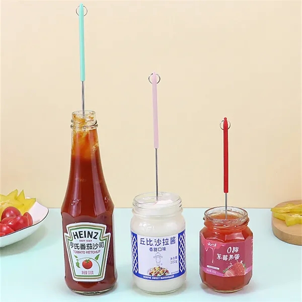 Single-End Silicone Telescopic Spatula And Scooping Spoon - Single-End Silicone Telescopic Spatula And Scooping Spoon - Image 1 of 10