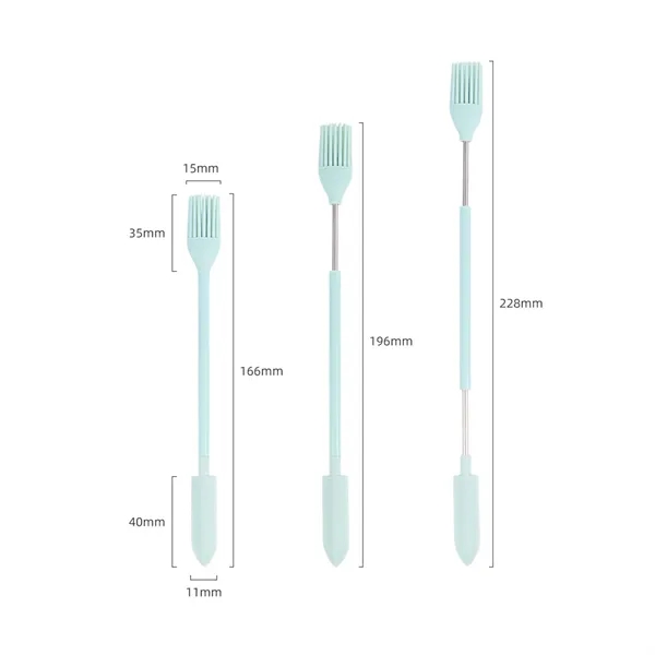 Double-End Silicone Telescopic Spatula And Scooping Spoon - Double-End Silicone Telescopic Spatula And Scooping Spoon - Image 1 of 10