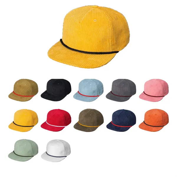 Blvnk Headwear Gramps Corduroy Snapback - Blvnk Headwear Gramps Corduroy Snapback - Image 0 of 12