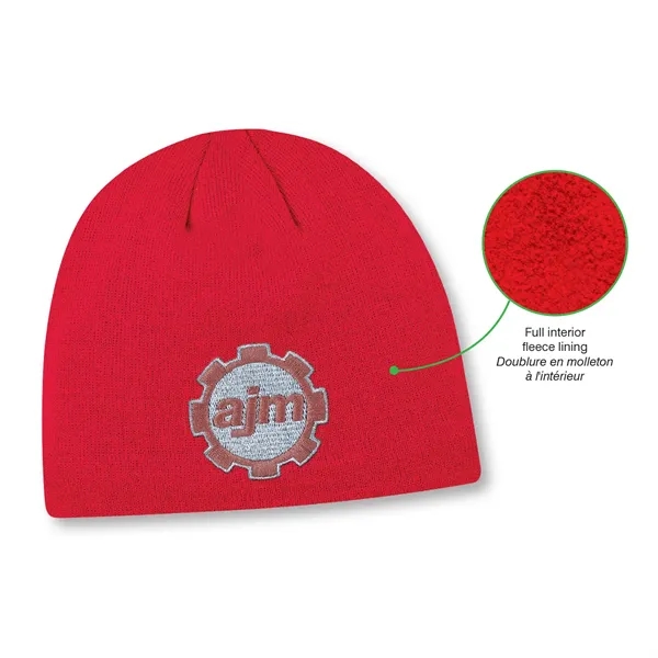 Acrylic/Polyester Micro Fleece Rib Knit Board Toque - Acrylic/Polyester Micro Fleece Rib Knit Board Toque - Image 12 of 13