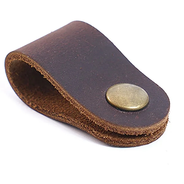Genuine Leather Cord Organizer USB Holder - Genuine Leather Cord Organizer USB Holder - Image 4 of 4