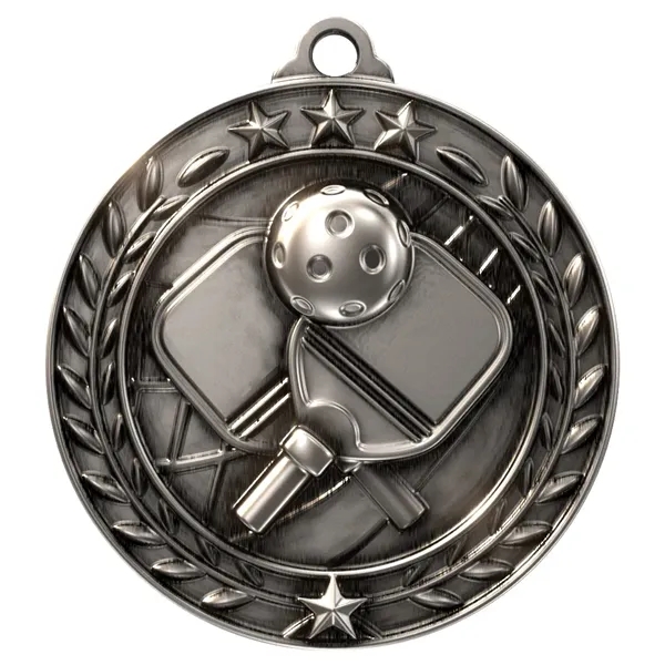 Wreath Award Medal - Pickleball - Wreath Award Medal - Pickleball - Image 1 of 7