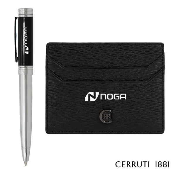 Cerruti 1881® Hamilton Card Holder & Ballpoint Pen Gift Set - Cerruti 1881® Hamilton Card Holder & Ballpoint Pen Gift Set - Image 0 of 1