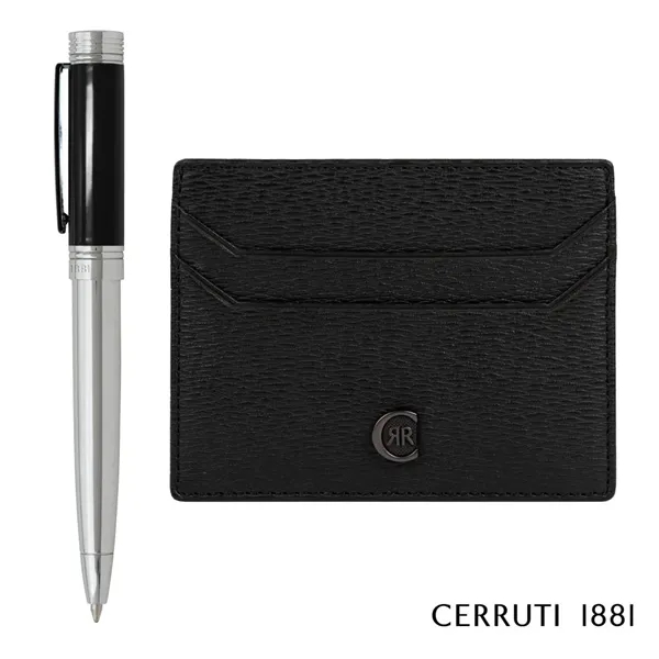 Cerruti 1881® Hamilton Card Holder & Ballpoint Pen Gift Set - Cerruti 1881® Hamilton Card Holder & Ballpoint Pen Gift Set - Image 1 of 1