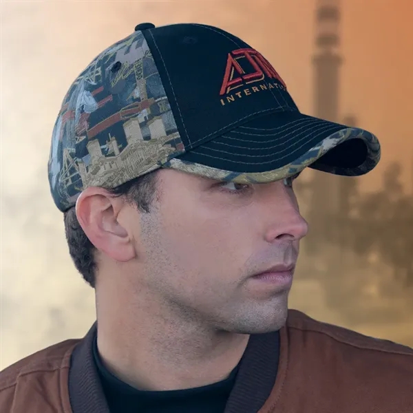 Six Panel (Trim) Oilfield® Camouflage Cap - Six Panel (Trim) Oilfield® Camouflage Cap - Image 5 of 8