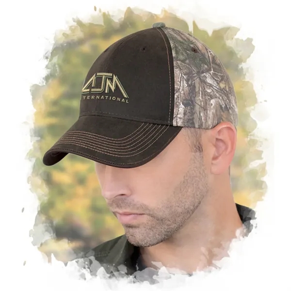 Six Panel Full Fit Weather & Brushed Polycotton Cap - Six Panel Full Fit Weather & Brushed Polycotton Cap - Image 3 of 6