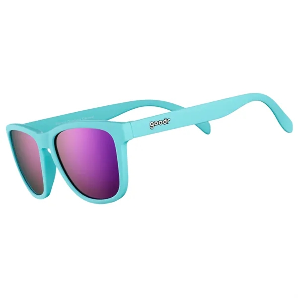 goodr® Electric Dinotopia Carnival Sunglasses - goodr® Electric Dinotopia Carnival Sunglasses - Image 1 of 3
