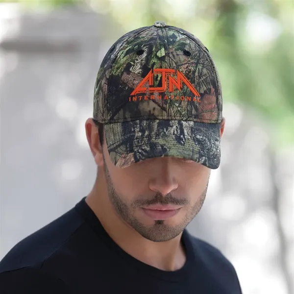 Six Panel Camouflage Hunting Cap - Six Panel Camouflage Hunting Cap - Image 9 of 11