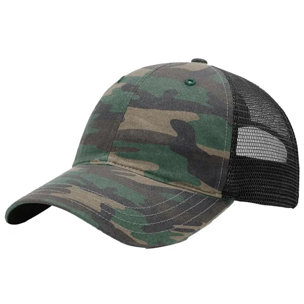 Richardson Garment Washed Printed Trucker Cap - Richardson Garment Washed Printed Trucker Cap - Image 3 of 14