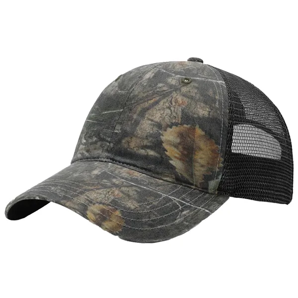 Richardson Garment Washed Printed Trucker Cap - Richardson Garment Washed Printed Trucker Cap - Image 7 of 14