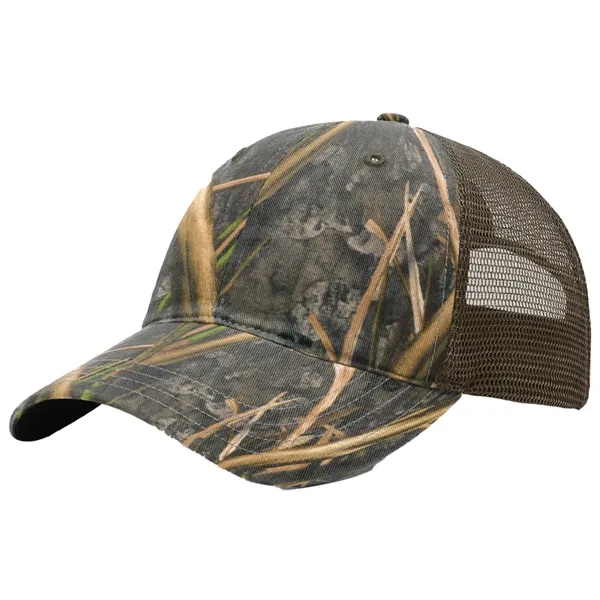 Richardson Garment Washed Printed Trucker Cap - Richardson Garment Washed Printed Trucker Cap - Image 8 of 14