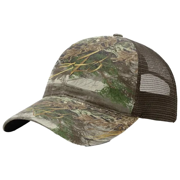 Richardson Garment Washed Printed Trucker Cap - Richardson Garment Washed Printed Trucker Cap - Image 11 of 14