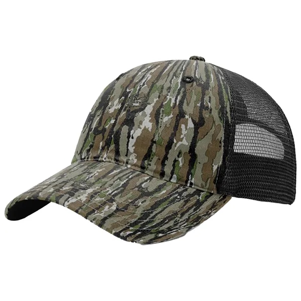 Richardson Garment Washed Printed Trucker Cap - Richardson Garment Washed Printed Trucker Cap - Image 13 of 14