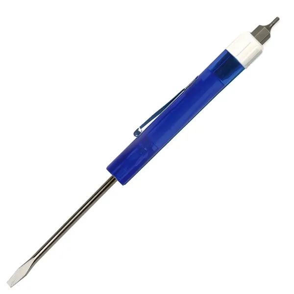 Pocket Screwdriver - Fixed 1/8" Flat Tip Blade w/Hex Bit Top - Pocket Screwdriver - Fixed 1/8" Flat Tip Blade w/Hex Bit Top - Image 16 of 19