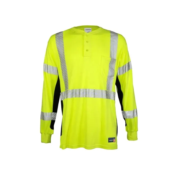 Kishigo Unisex FR Long Sleeve Henley T-Shirt