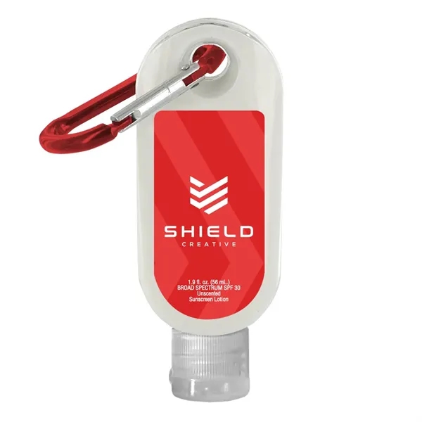 SPF 30 Sunscreen with Carabiner Hook - SPF 30 Sunscreen with Carabiner Hook - Image 1 of 5