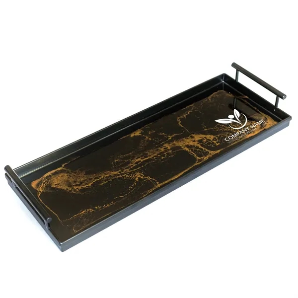 Resin Black Rectangle Tray - Resin Black Rectangle Tray - Image 1 of 15