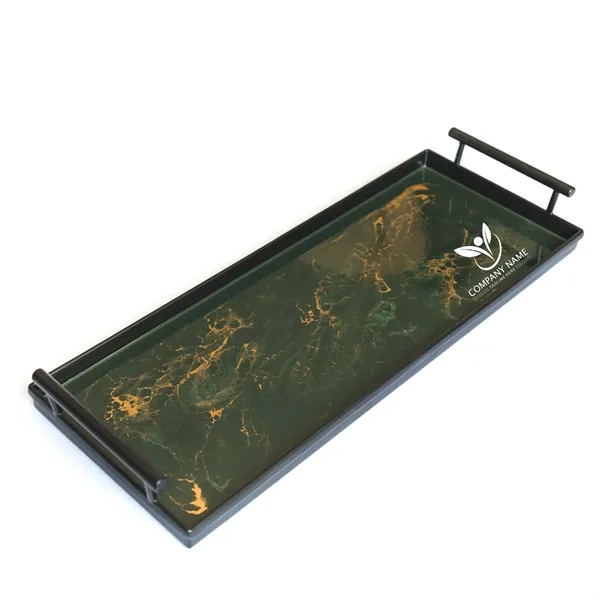 Resin Black Rectangle Tray - Resin Black Rectangle Tray - Image 2 of 15