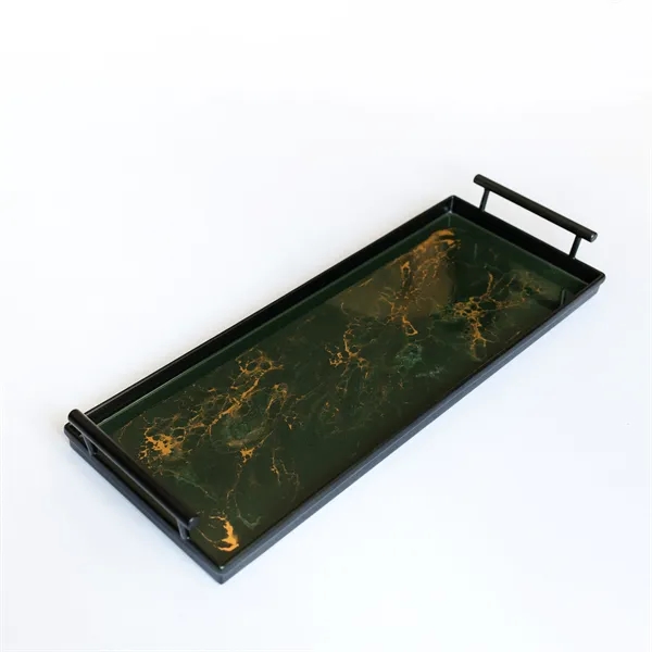 Resin Black Rectangle Tray - Resin Black Rectangle Tray - Image 9 of 15