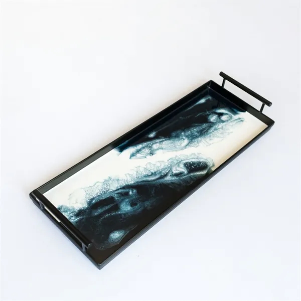Resin Black Rectangle Tray - Resin Black Rectangle Tray - Image 11 of 15