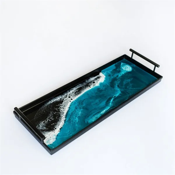 Resin Black Rectangle Tray - Resin Black Rectangle Tray - Image 13 of 15