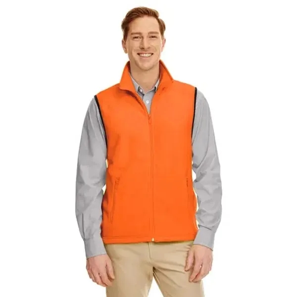 Harriton Fleece Vest - Dark/All - Harriton Fleece Vest - Dark/All - Image 7 of 7