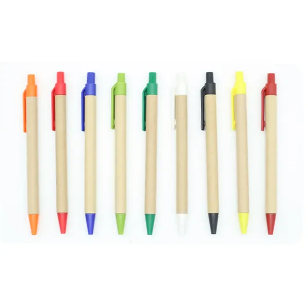 Eco-friendly Kraft Paper Tube Pen - Eco-friendly Kraft Paper Tube Pen - Image 0 of 5