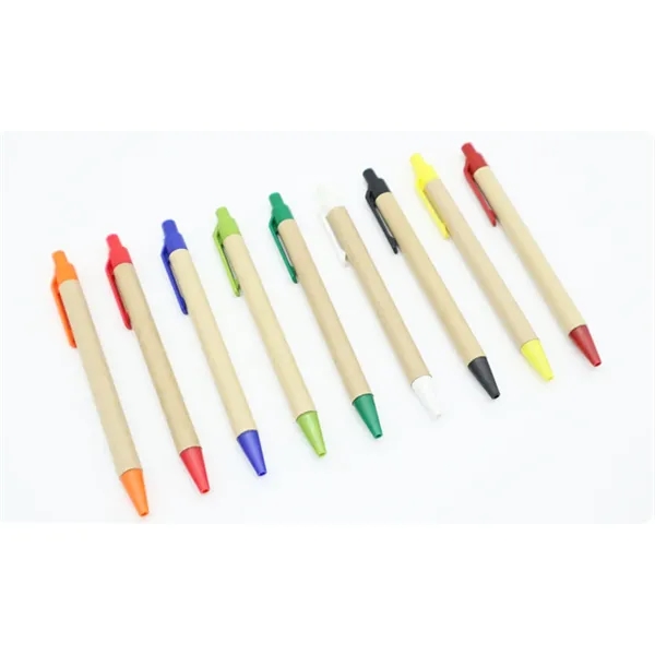 Eco-friendly Kraft Paper Tube Pen - Eco-friendly Kraft Paper Tube Pen - Image 1 of 5