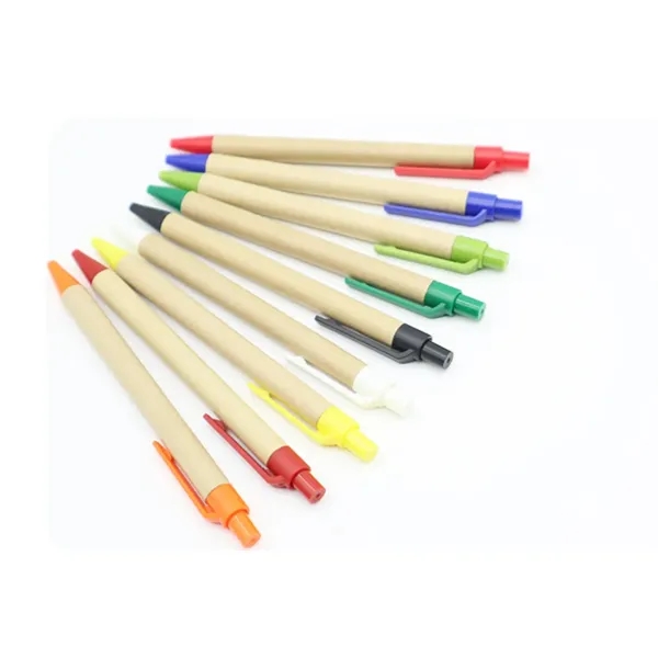 Eco-friendly Kraft Paper Tube Pen - Eco-friendly Kraft Paper Tube Pen - Image 2 of 5