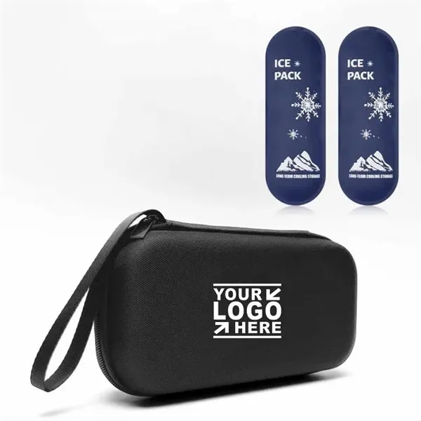 EVA Insulin Cooler Travel Case With 2 Ice Packs - EVA Insulin Cooler Travel Case With 2 Ice Packs - Image 0 of 1