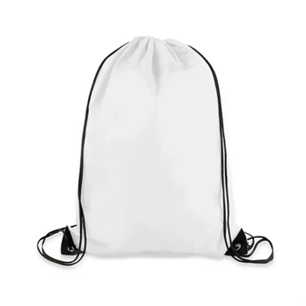 Polyester Drawstring Backpack - Polyester Drawstring Backpack - Image 1 of 17
