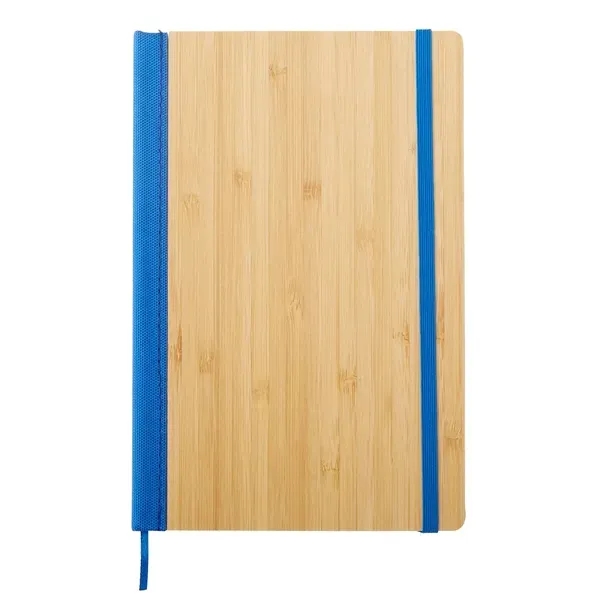 6" x 8" Bamboo Journal With RPET Back - 6" x 8" Bamboo Journal With RPET Back - Image 0 of 2