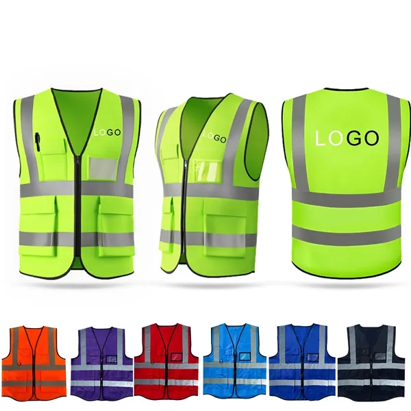 Customize High Visibility Reflective Surveyor Safety Vest - Customize High Visibility Reflective Surveyor Safety Vest - Image 0 of 9