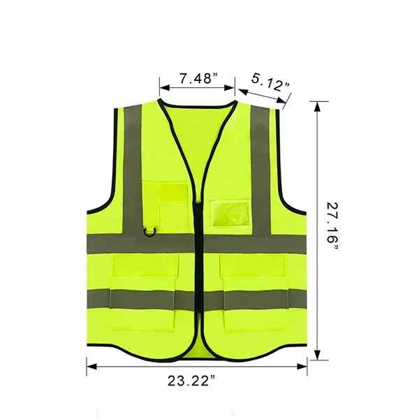 Customize High Visibility Reflective Surveyor Safety Vest - Customize High Visibility Reflective Surveyor Safety Vest - Image 1 of 9
