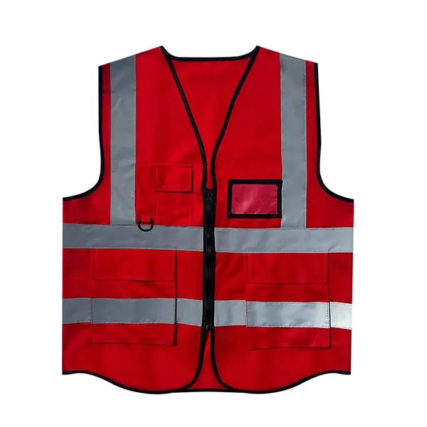 Customize High Visibility Reflective Surveyor Safety Vest - Customize High Visibility Reflective Surveyor Safety Vest - Image 4 of 9