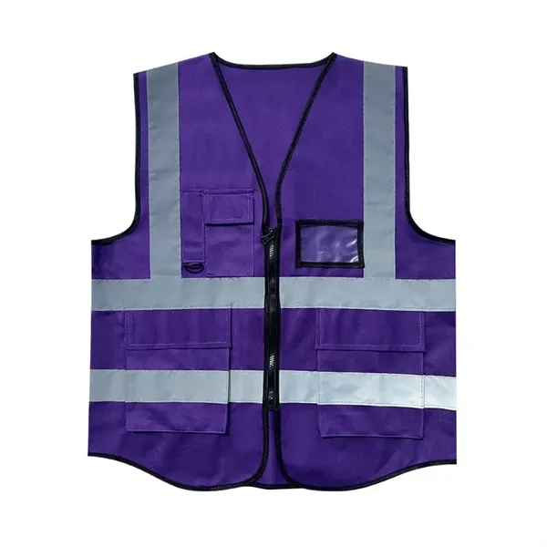 Customize High Visibility Reflective Surveyor Safety Vest - Customize High Visibility Reflective Surveyor Safety Vest - Image 8 of 9