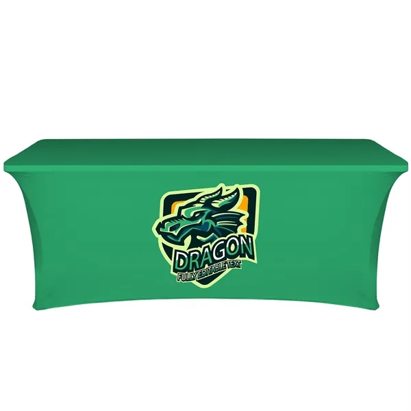 6' Open Back Stretch Table Cover (All Side - Full Imprint) - 6' Open Back Stretch Table Cover (All Side - Full Imprint) - Image 3 of 4