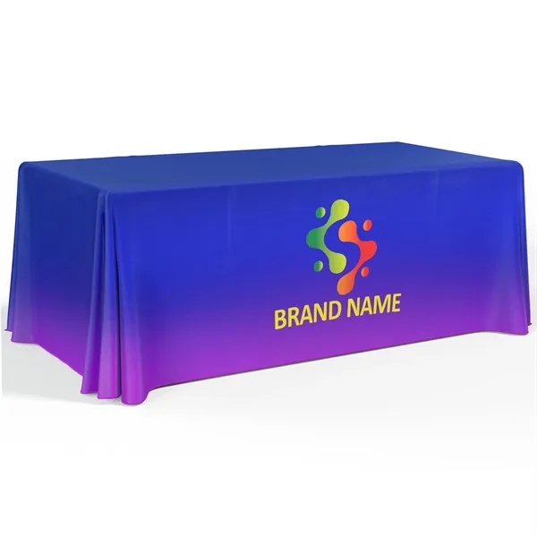 6' Premium Draped Standard Table Cover(Full Color Dye Sublim - 6' Premium Draped Standard Table Cover(Full Color Dye Sublim - Image 3 of 4
