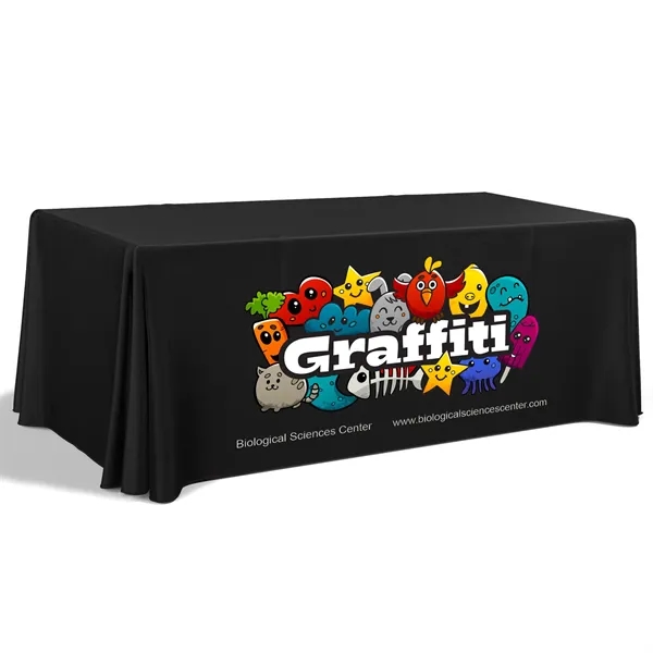 6' Premium Draped Standard Table Cover(Full Color Dye Sublim - 6' Premium Draped Standard Table Cover(Full Color Dye Sublim - Image 4 of 4