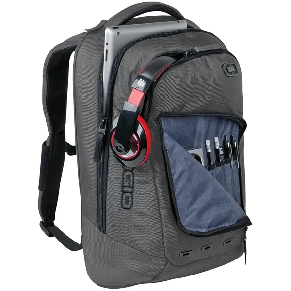 OGIO® Deluxe Backpack With Back Zippered Pocket - OGIO® Deluxe Backpack With Back Zippered Pocket - Image 1 of 3