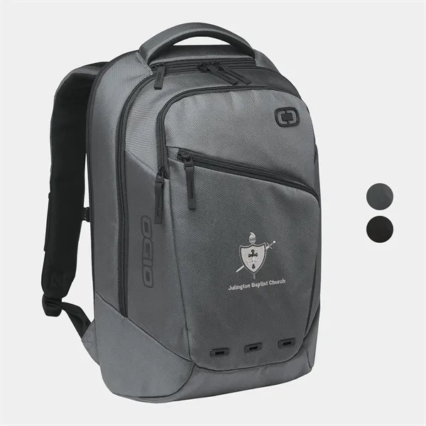 OGIO® Deluxe Backpack With Back Zippered Pocket - OGIO® Deluxe Backpack With Back Zippered Pocket - Image 0 of 3