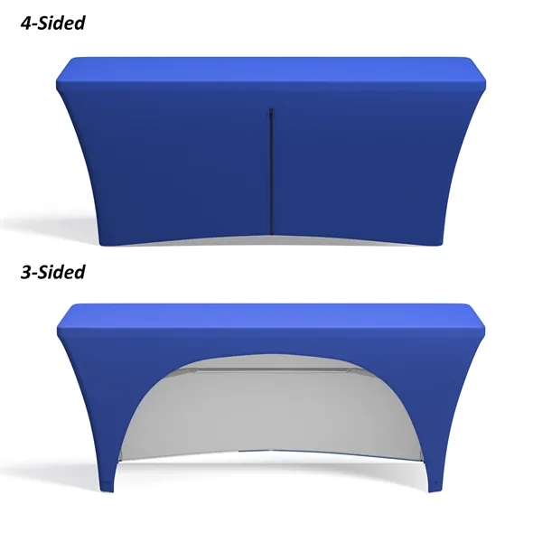 6' Standard Stretch Table Cover (Full Color Dye Sublimation) - 6' Standard Stretch Table Cover (Full Color Dye Sublimation) - Image 1 of 3