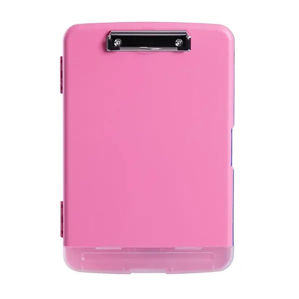 A4 Side Open Clipboard Paper Storage w/Pen Holder & Hook - A4 Side Open Clipboard Paper Storage w/Pen Holder & Hook - Image 3 of 14