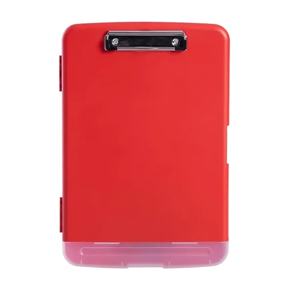 A4 Side Open Clipboard Paper Storage w/Pen Holder & Hook - A4 Side Open Clipboard Paper Storage w/Pen Holder & Hook - Image 4 of 14