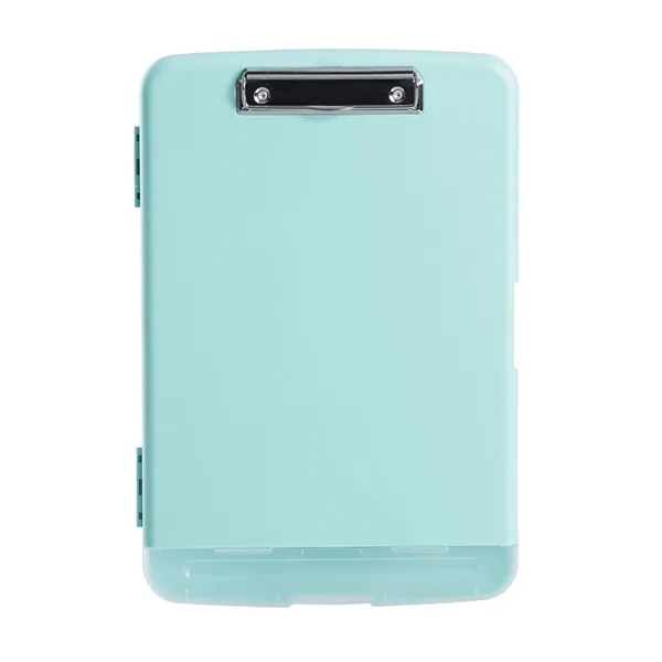 A4 Side Open Clipboard Paper Storage w/Pen Holder & Hook - A4 Side Open Clipboard Paper Storage w/Pen Holder & Hook - Image 6 of 14