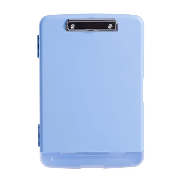 A4 Side Open Clipboard Paper Storage w/Pen Holder & Hook - A4 Side Open Clipboard Paper Storage w/Pen Holder & Hook - Image 13 of 14