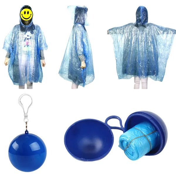 Disposable Rain Poncho Ball - Disposable Rain Poncho Ball - Image 2 of 3