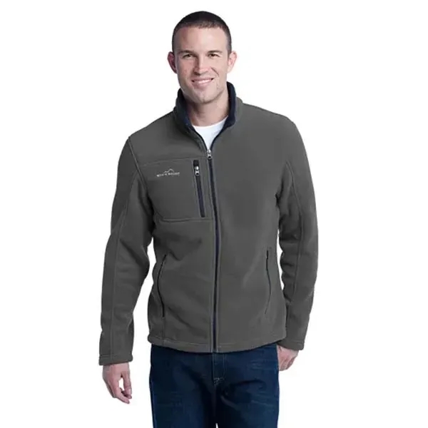 Eddie Bauer Full Zip Fleece Jacket - Dark/All - Eddie Bauer Full Zip Fleece Jacket - Dark/All - Image 10 of 14